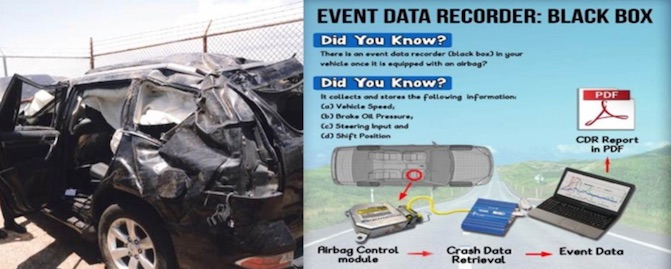 Motor vehicle crash data retrieval